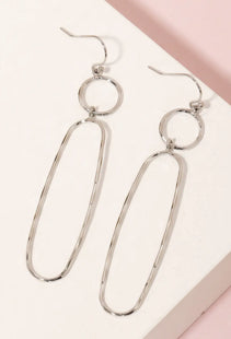 Dainty Wire Dangle Earrings