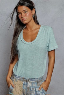 POL Baby Blue Tee