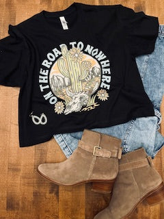 Boho Cropped Tee
