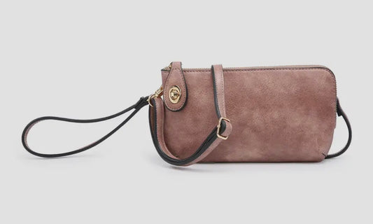 Kendall Crossbody/Wristlet w/Twist Lock Closure