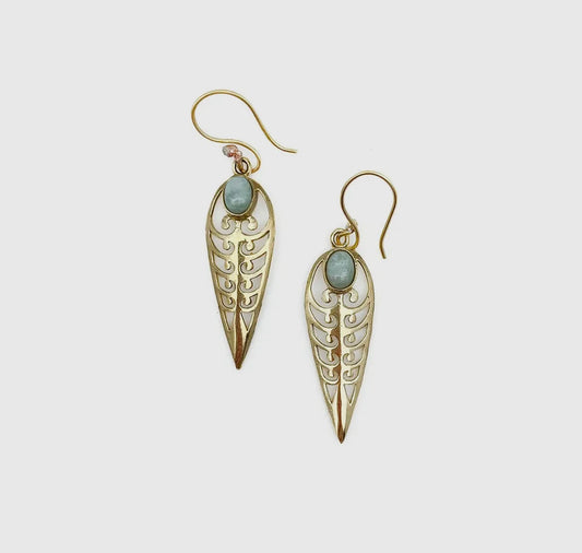 Tanvi Amazonite Earrings
