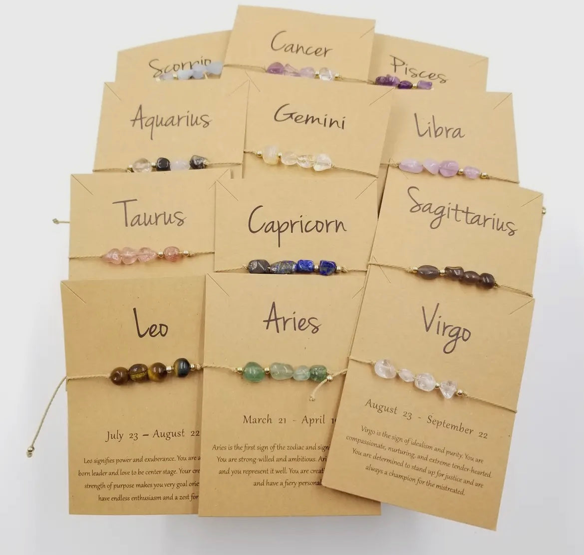 Natural Stone Handwoven Constellation Bracelet