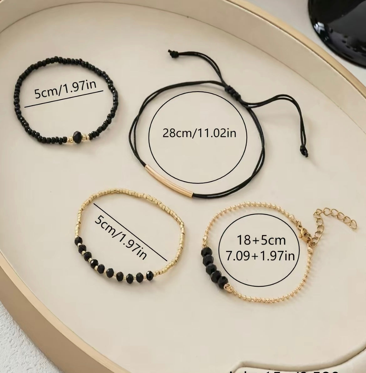 Boho Beaded Bracelet Set