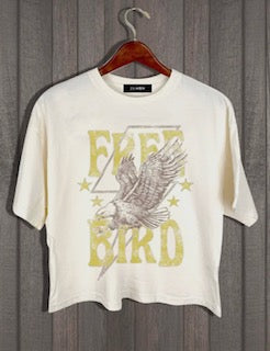 Free Bird Graphic Crop Top