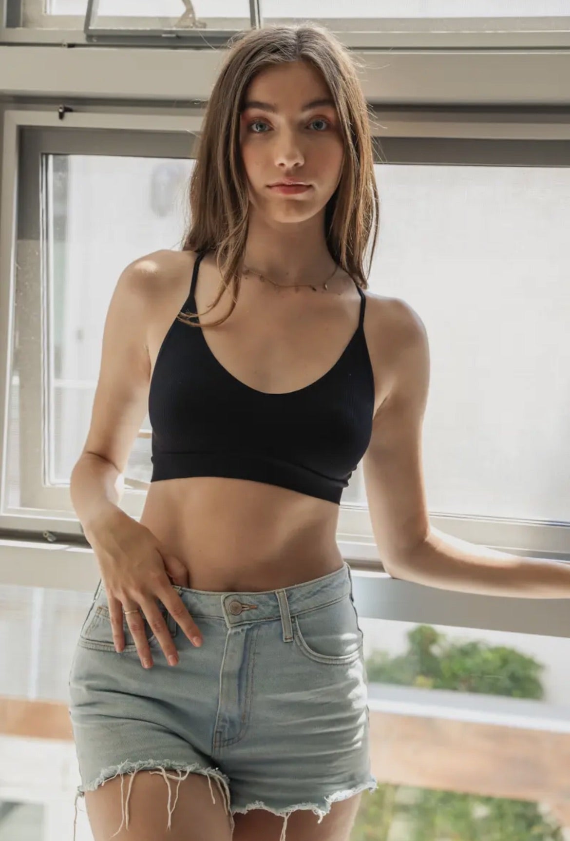 Racerback Patch Bralette
